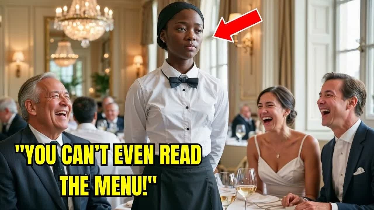 ＂She Can’t Even Read the Menu!＂ — Black Waitress Shocks Billionaire With Perfect French