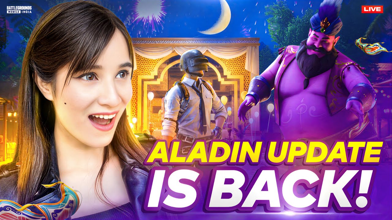 🔴 BGMI 4.2 UPDATE LIVE 🧞 | ALADDIN EVENT is BACK