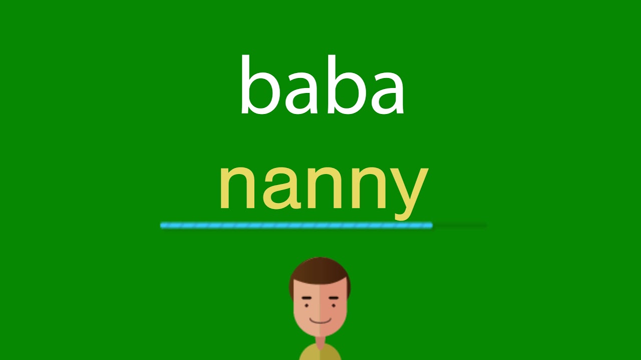 Como dizer baba em inglês