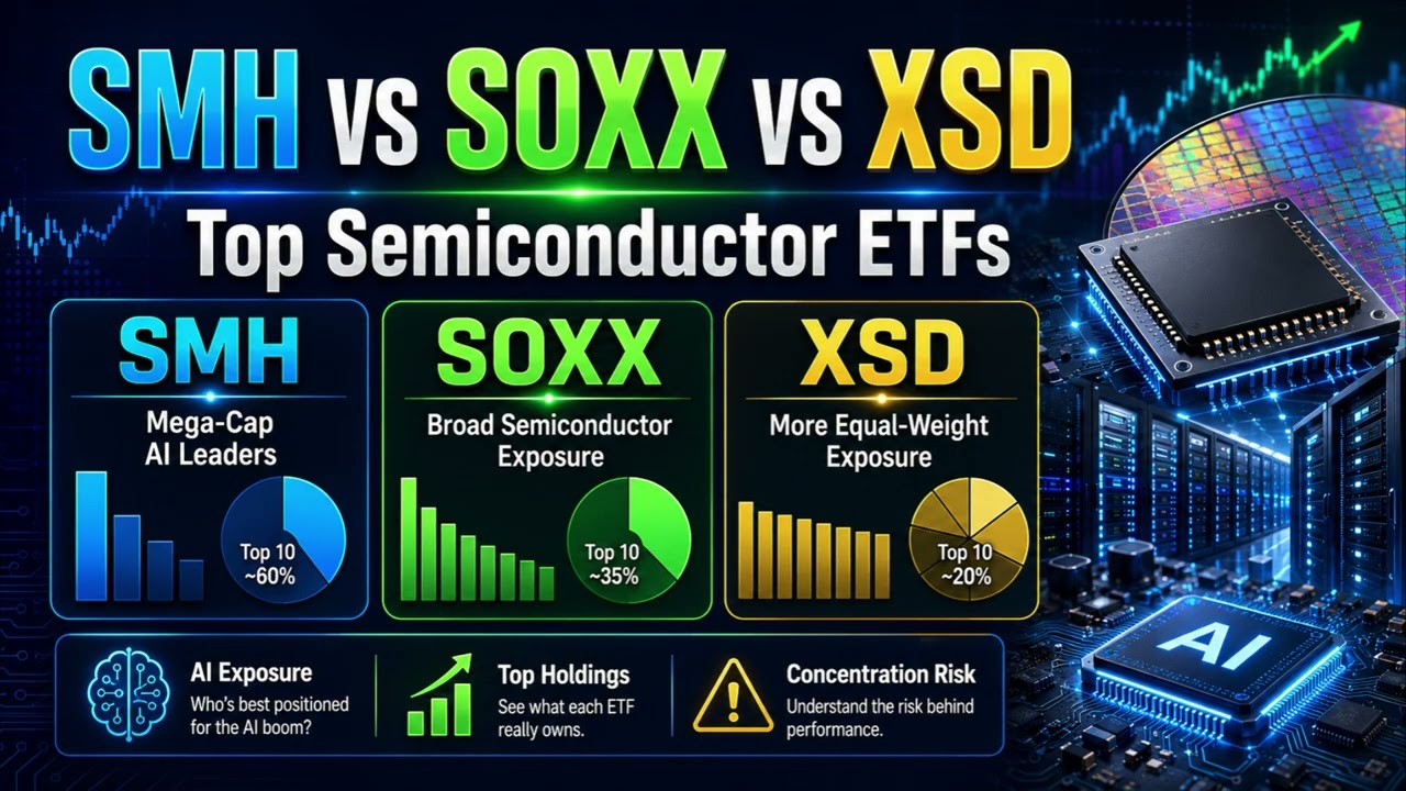 SMH против SOXX против XSD: лучший ETF в полупроводниковой отрасли для покупки прямо сейчас?