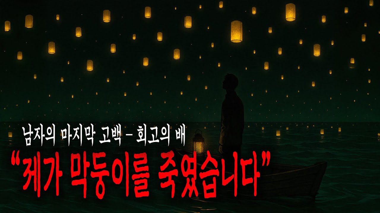[회고의 배] 죽음 이후의 바다에서… 그가 털어놓은 마지막 이야기｜팔공 괴담라디오