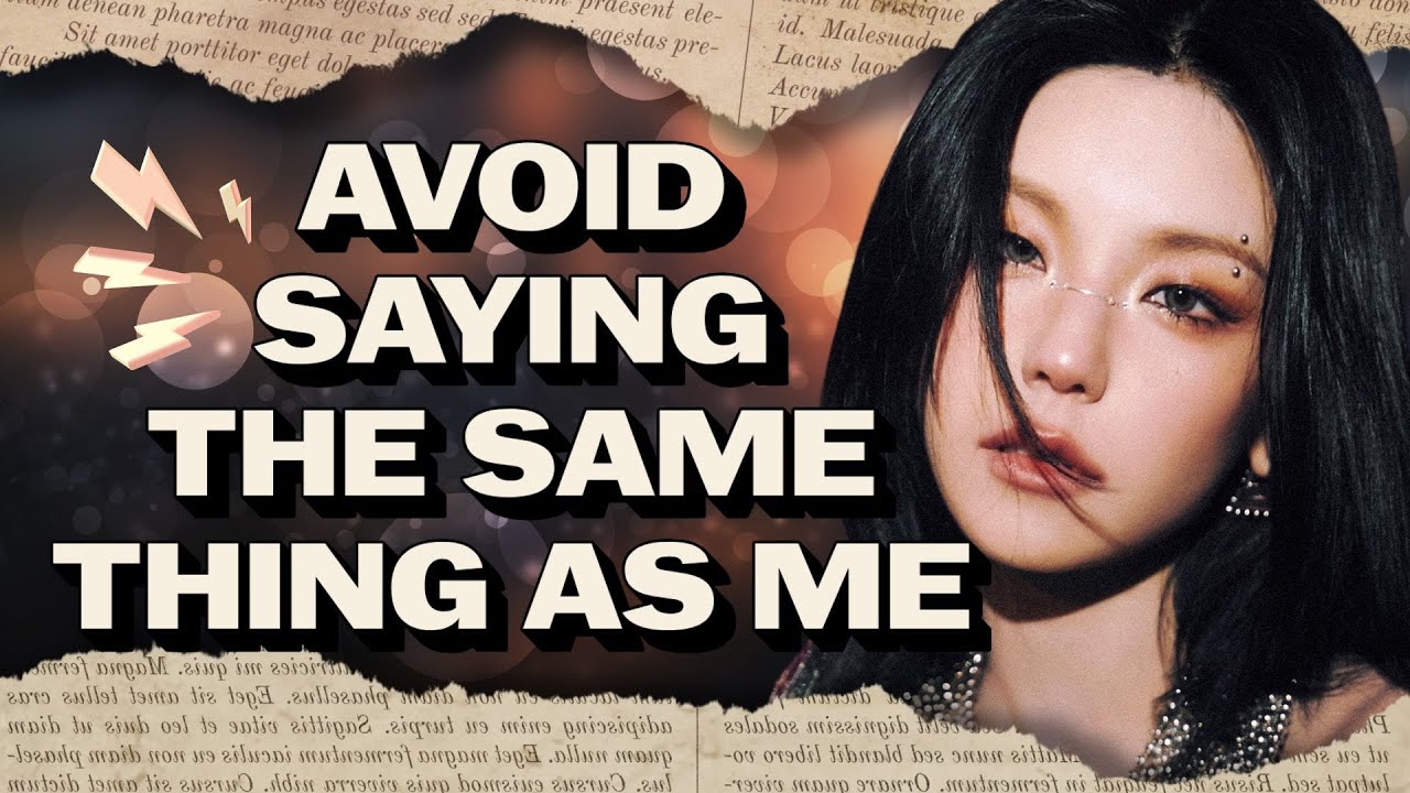 AVOID SAYING THE SAME THING AS ME KPOP EDITION | KPOP GAME