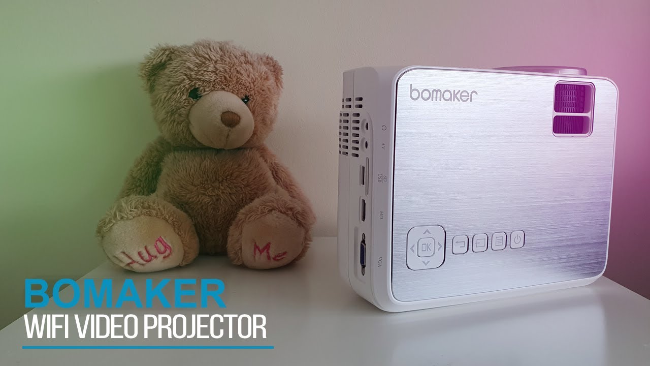 Best Budget Wifi Projector? The BOMAKER WiFi Video Projector.