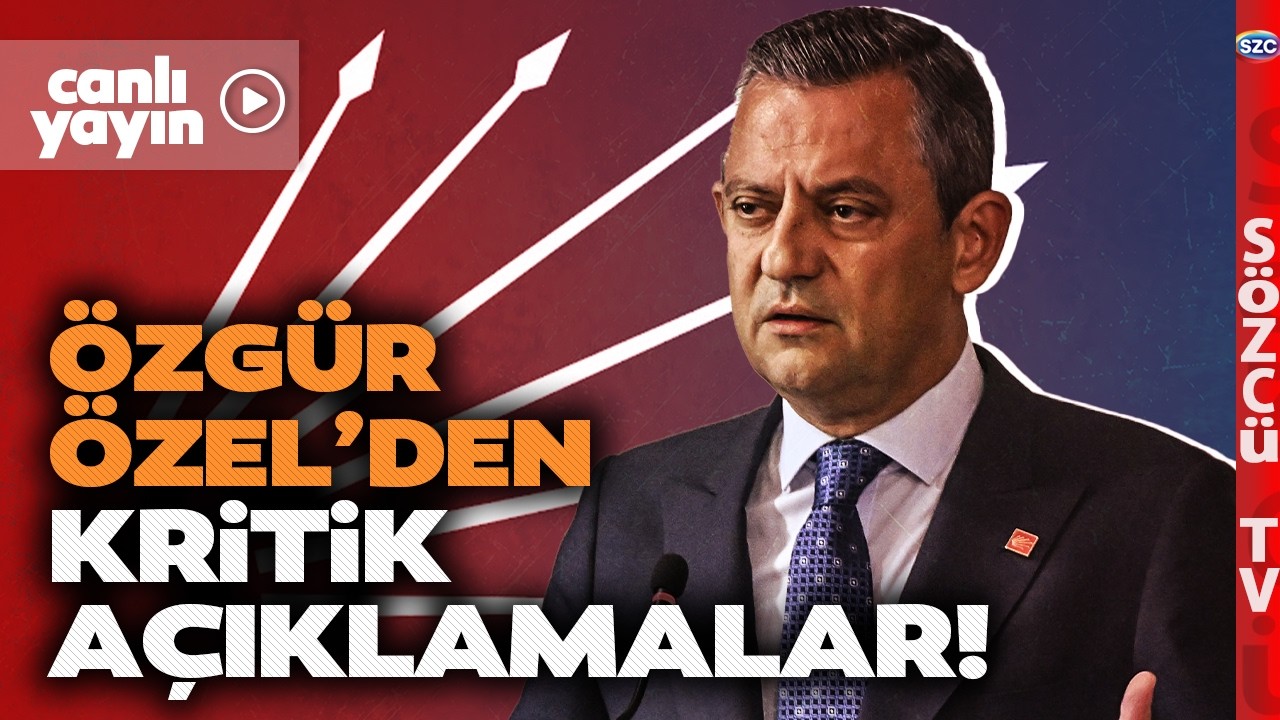 CHP Lideri Özgür Özel'den Uşak'ta Tarihi Miting! Meydanda Mahşeri Kalabalık