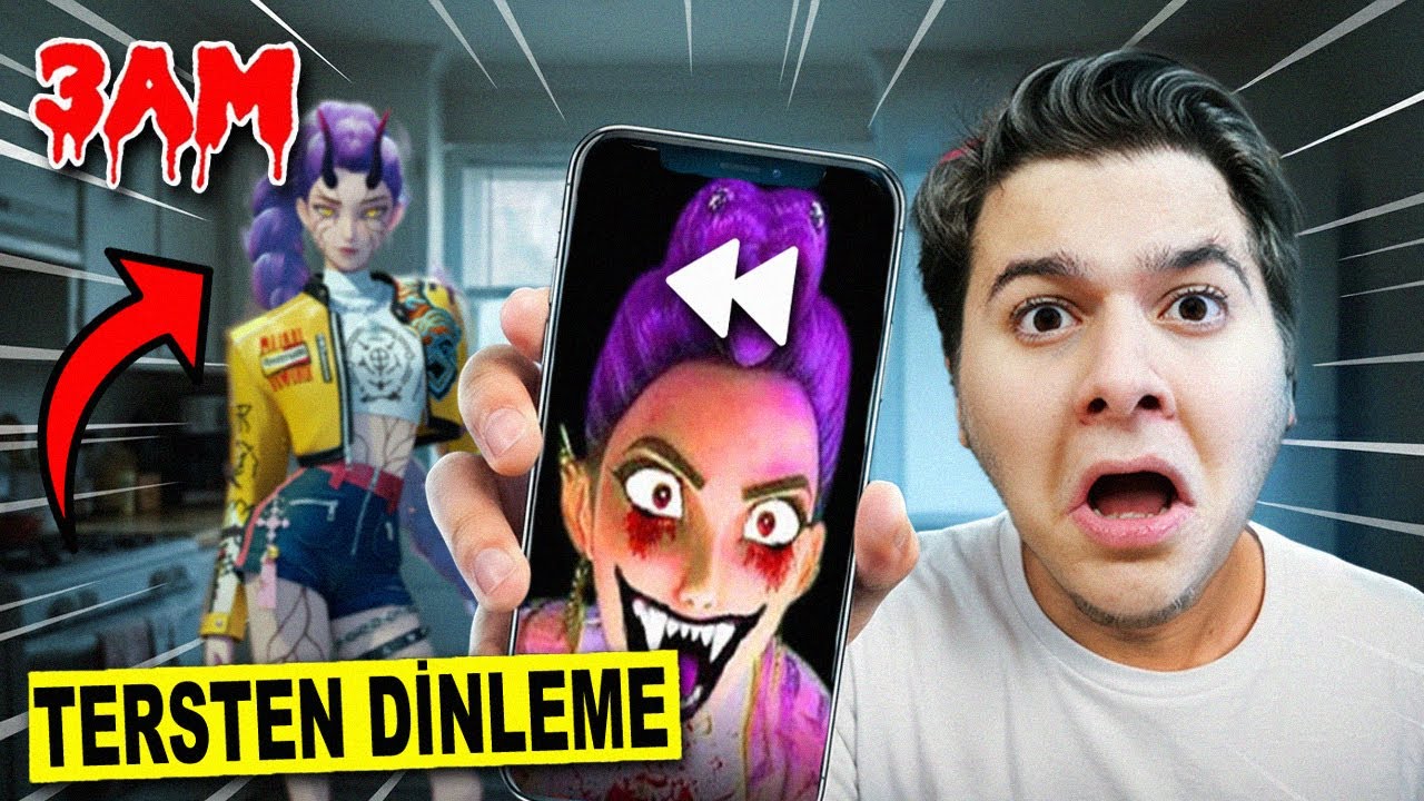GECE 3'te KPOP DEMON HUNTERS ŞARKISINI TERSTEN DİNLEMEYİN !! (RUMİ ARTIK ŞEYTAN) *EVİME GELDİ*