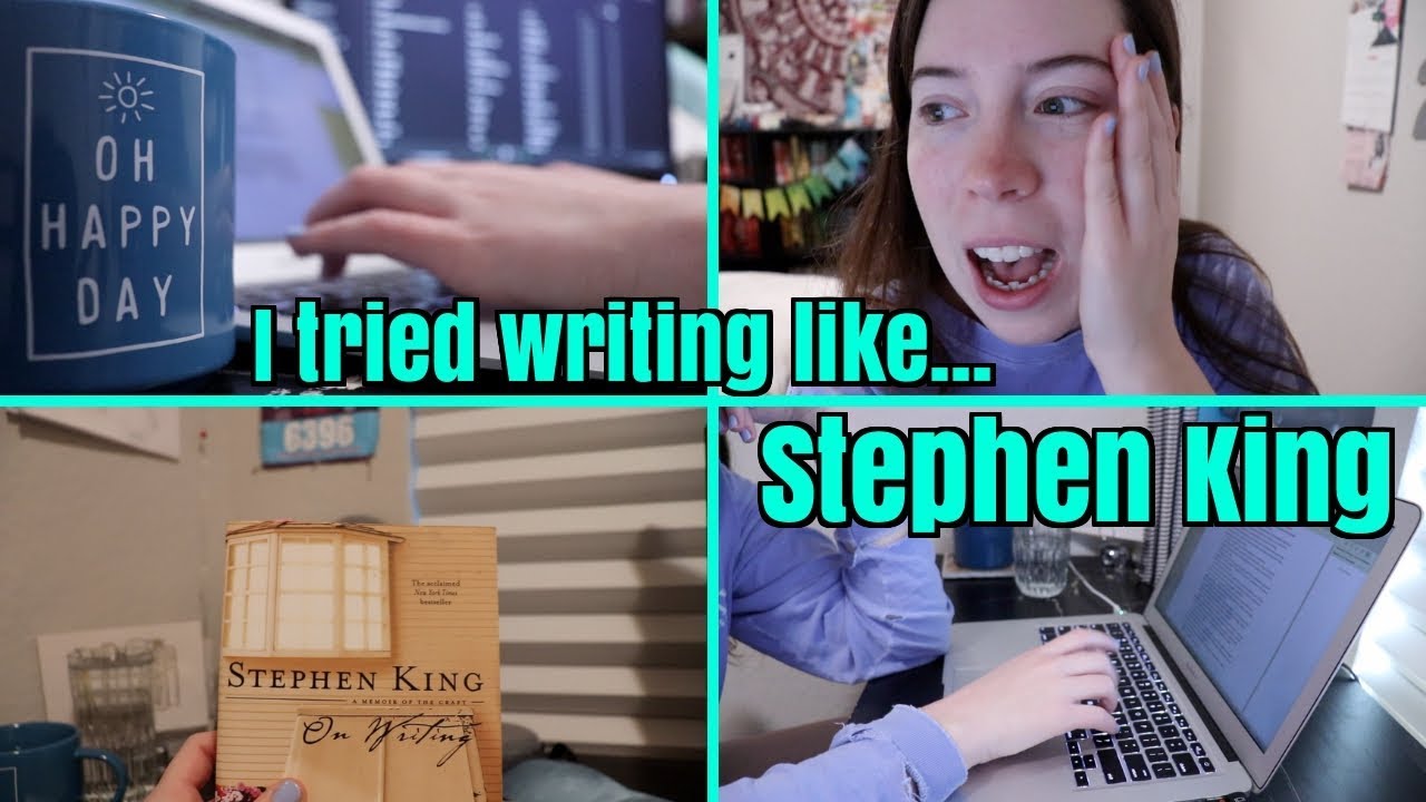 I TRIED WRITING LIKE STEPHEN KING FOR A DAY // a writing vlog
