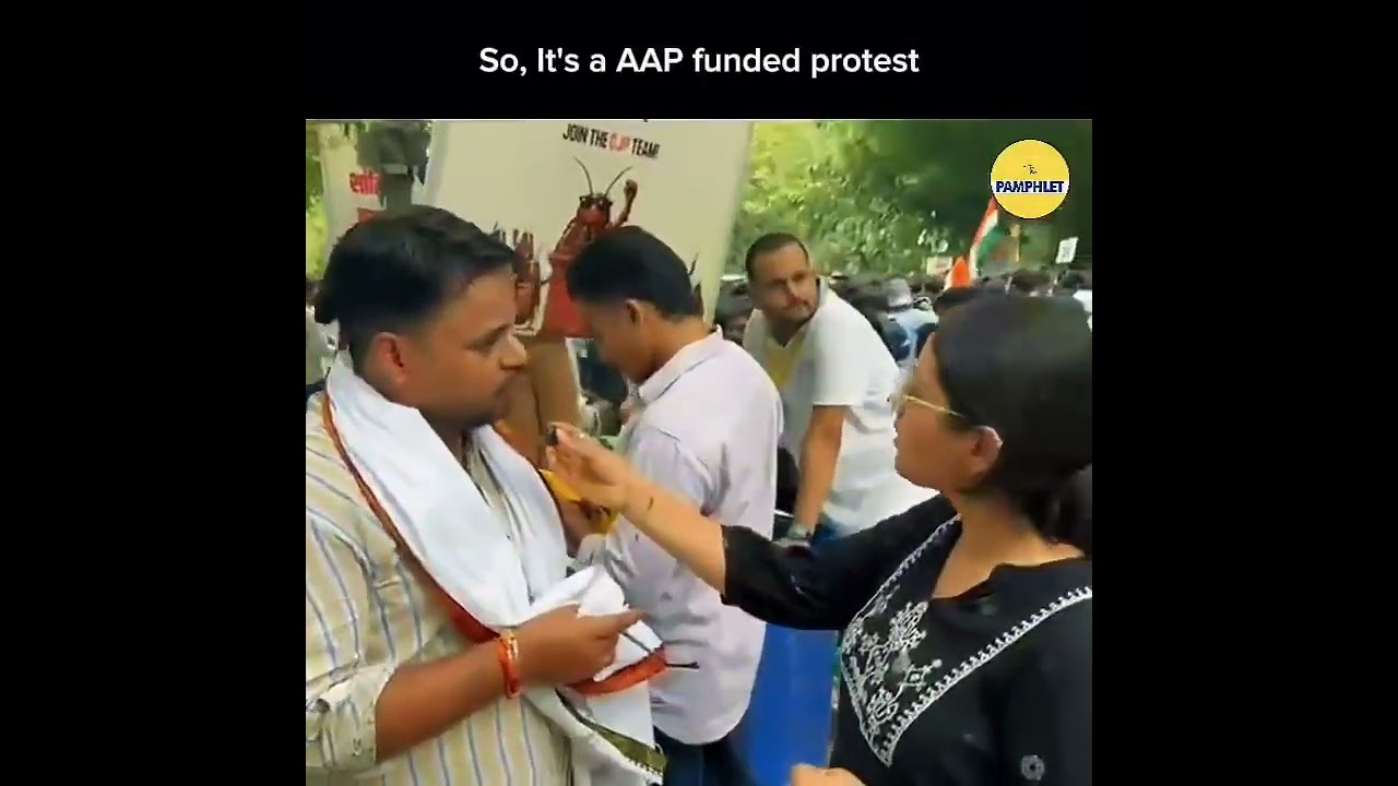 Coackroach Janta Party Protest Exposed #shorts #cjp #protest #aap #jantarmantarprotest