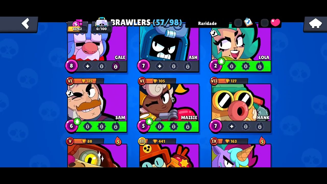 Jogodo brawl stars 8-bit tetado pega 10000 troféu 