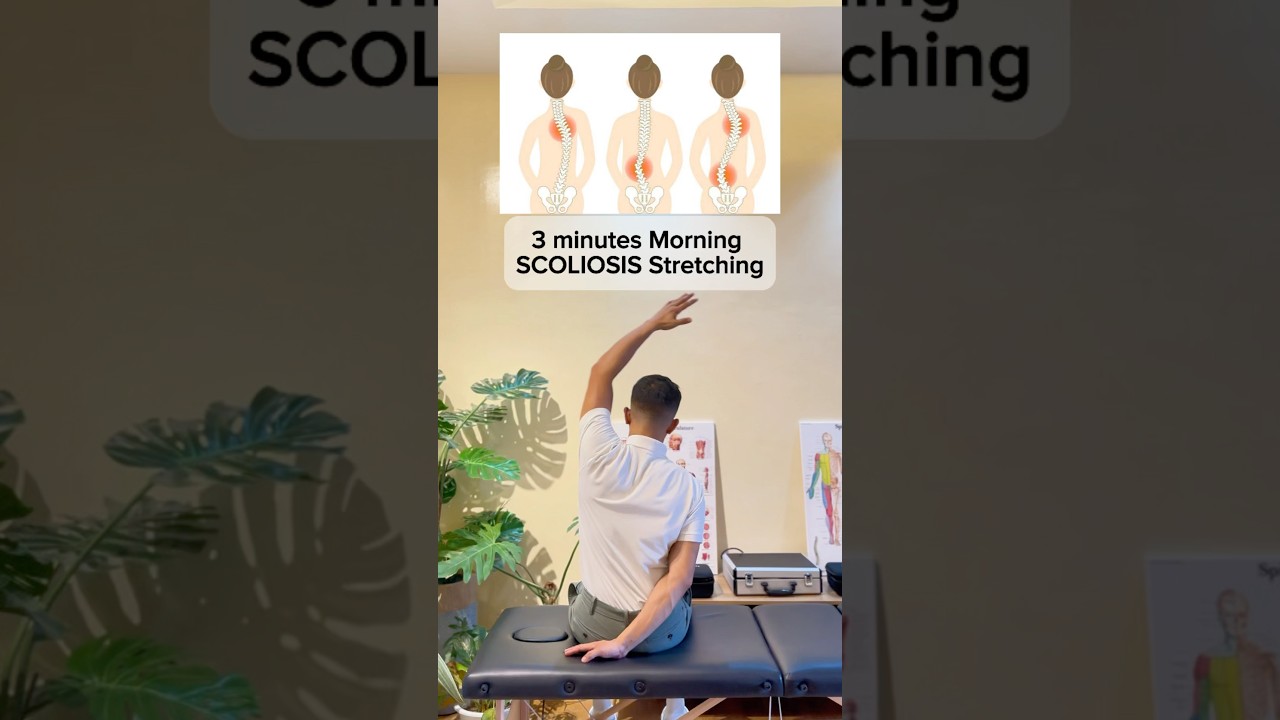 3 minutes Morning Scoliosis Stretching!! &mdash; #scoliosis #scoliosistherapy #scoliosistreatment