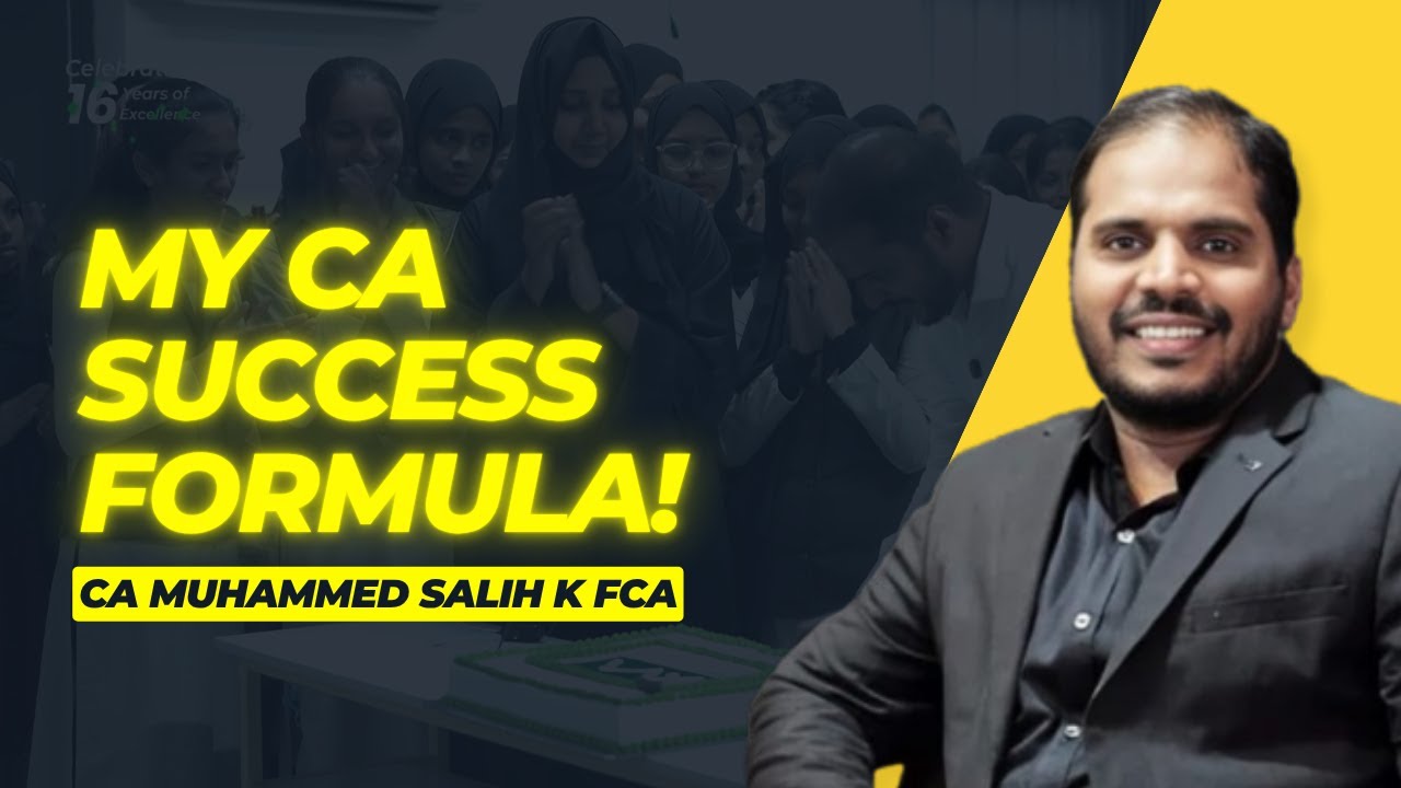 The CA Success Mindset: My Formula for Victory | IAM STUDIES