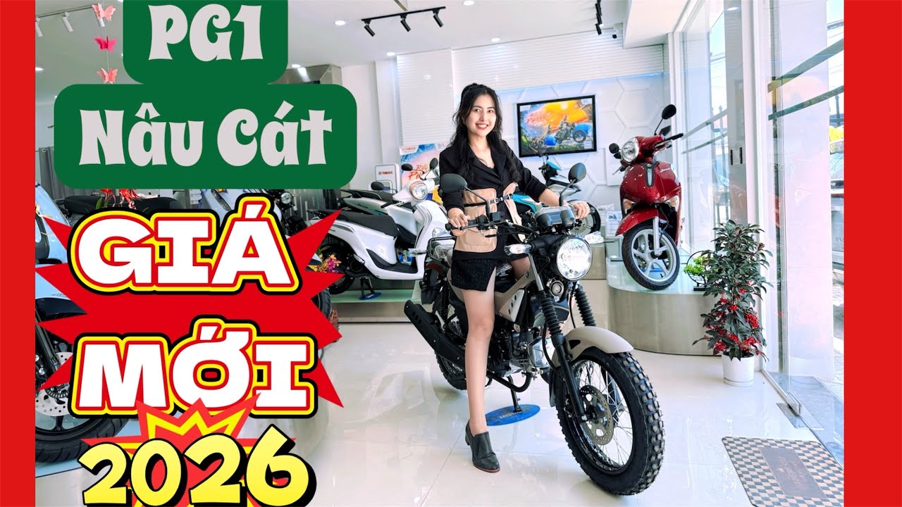 PG1 2026 CẬP NHẬT GIÁ MỚI NHẤT MÀU NÂU CÁT TẠI YAMAHA MAI MẠNH TÂY NINH #trending #review #pg1 