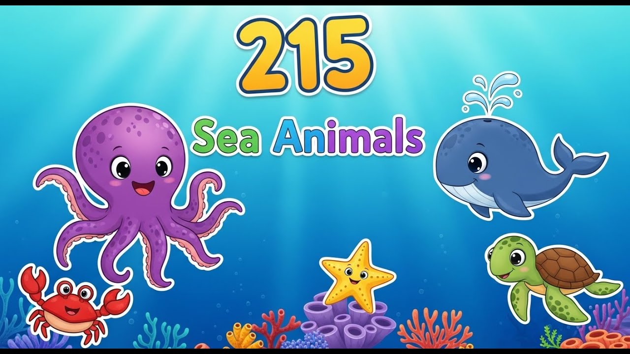 Sea Life Sounds for Kids 🦞 | Lobster, Crab, Shrimp | Fun Ocean Learning
