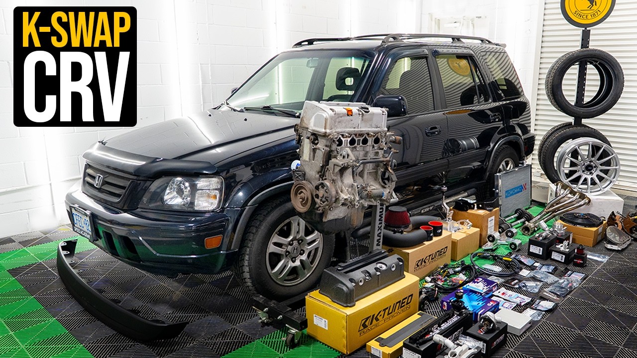 Building the Ultimate Honda CRV | K-Swap Gets Complicated