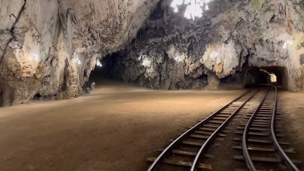 Exploring the Narrow Gauge Underground Cave Railroad in Postojna, Slovenia | Full 4K UHD Journey