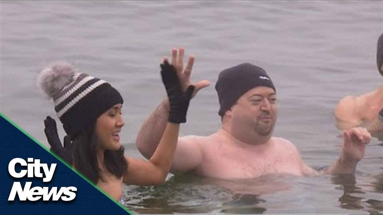 Taking the cold water plunge in Lake Ontario