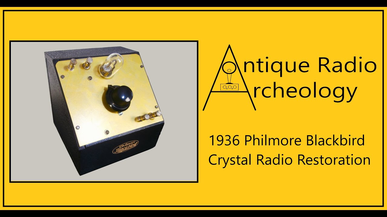 1936 Philmore Blackbird Crystal Radio Restoration