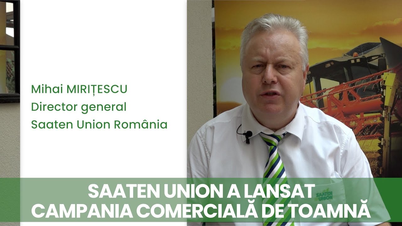 Saaten Union și-a lansat campania comercială pentru cereale păioase și rapiță, cu noi varietăți