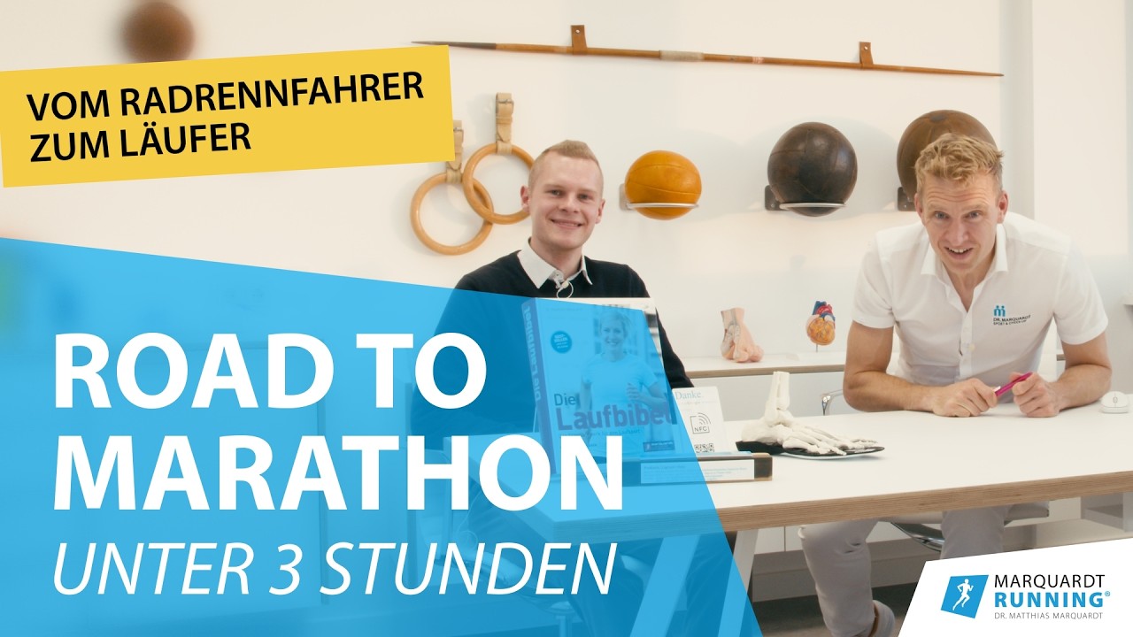ROAD TO MARATHON Unter 3 Stunden | Vom Radrennfahrer zum Läufer | Folge 1
