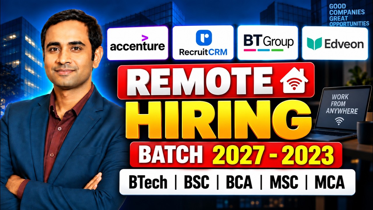 Наконец-то найм для выпусков 2027&ndash;2023 гг. | Accenture, RecruitCRM, BTGroup | Удаленная работа