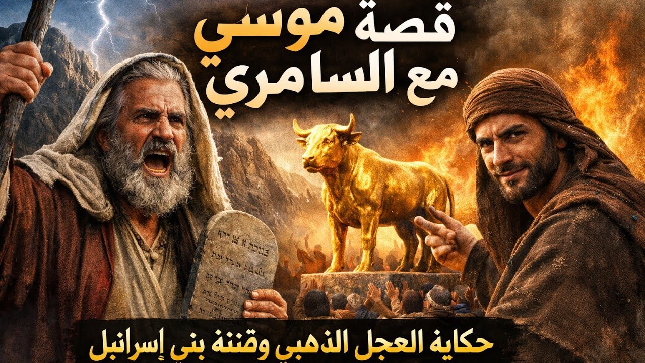 قصة موسى مع السامري: حكاية العجل الذهبي وفتنة بني اسرائيل