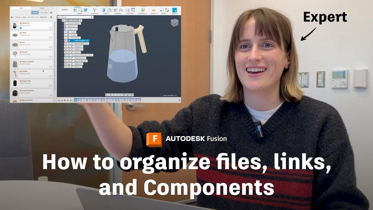 Organize Your Files, Links, and Components | Unstuck My Fusion Design