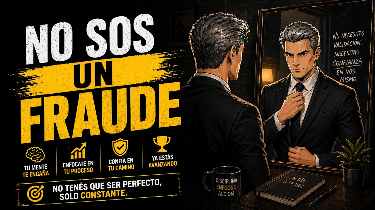 Cómo dejar de sentir que en cualquier momento te van a descubrir | 🔥 Progreso Imparable