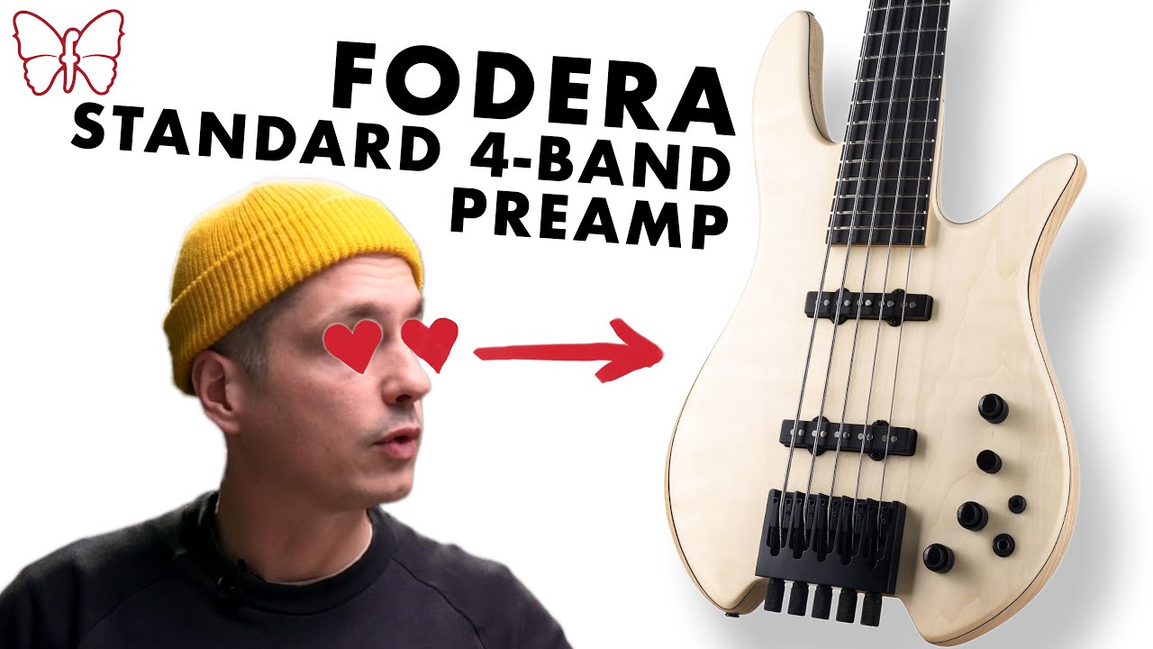 Fodera Standard 4-Band Preamp Demo 🦋