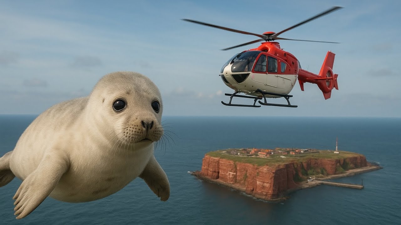 Die Babykegelrobbe aus Helgoland 