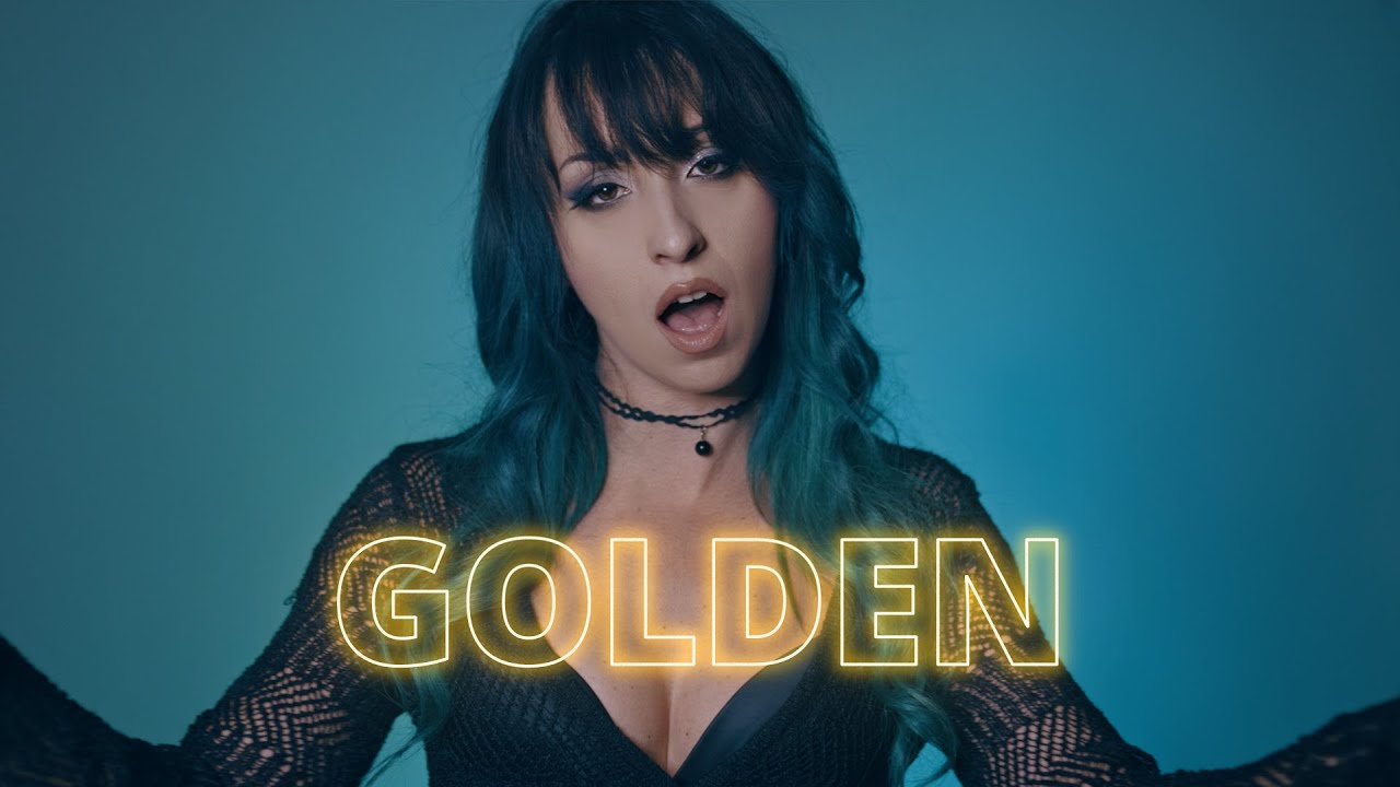 GOLDEN - HUNTR/X Metal Cover by Crystal Emiliani | KPop Demon Hunters  (Lyrics)