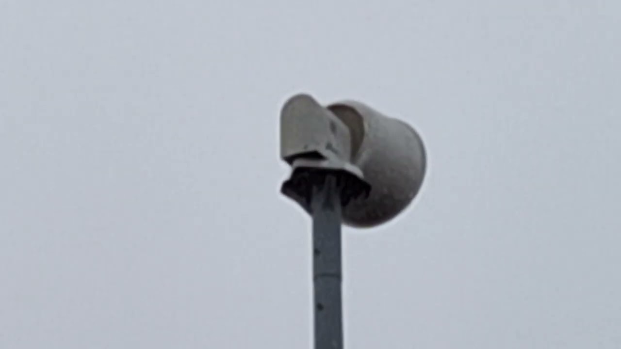 ACA P-15 Tornado Siren Test Attack - Kenosha, WI
