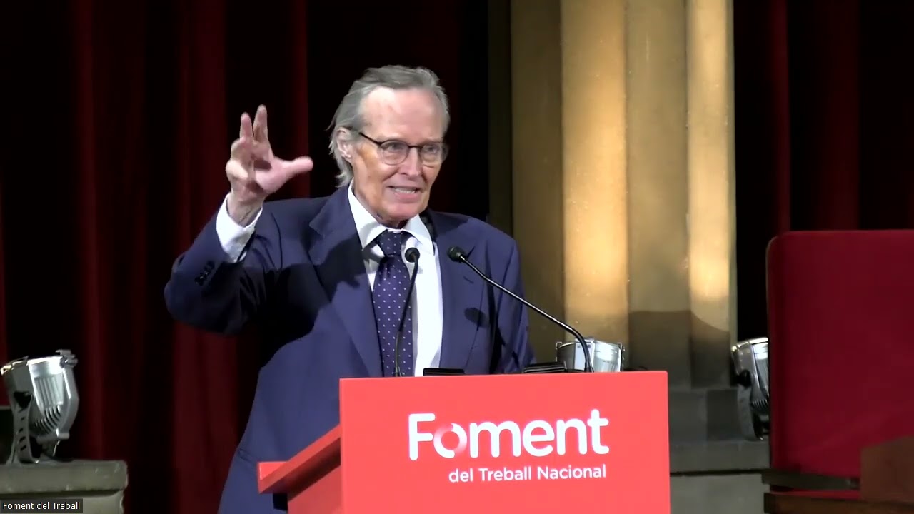 Conferència de Josep Piqué com a cloenda de l'assemblea de Foment del Treball