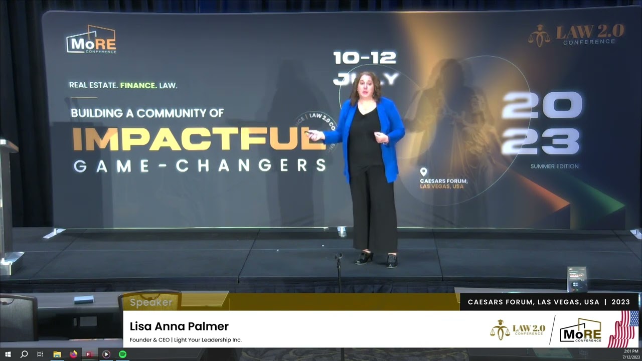 Speaker Session by Lisa Anna Palmer | MoRE 2.0 Conference | Summer Edition 2023 | USA