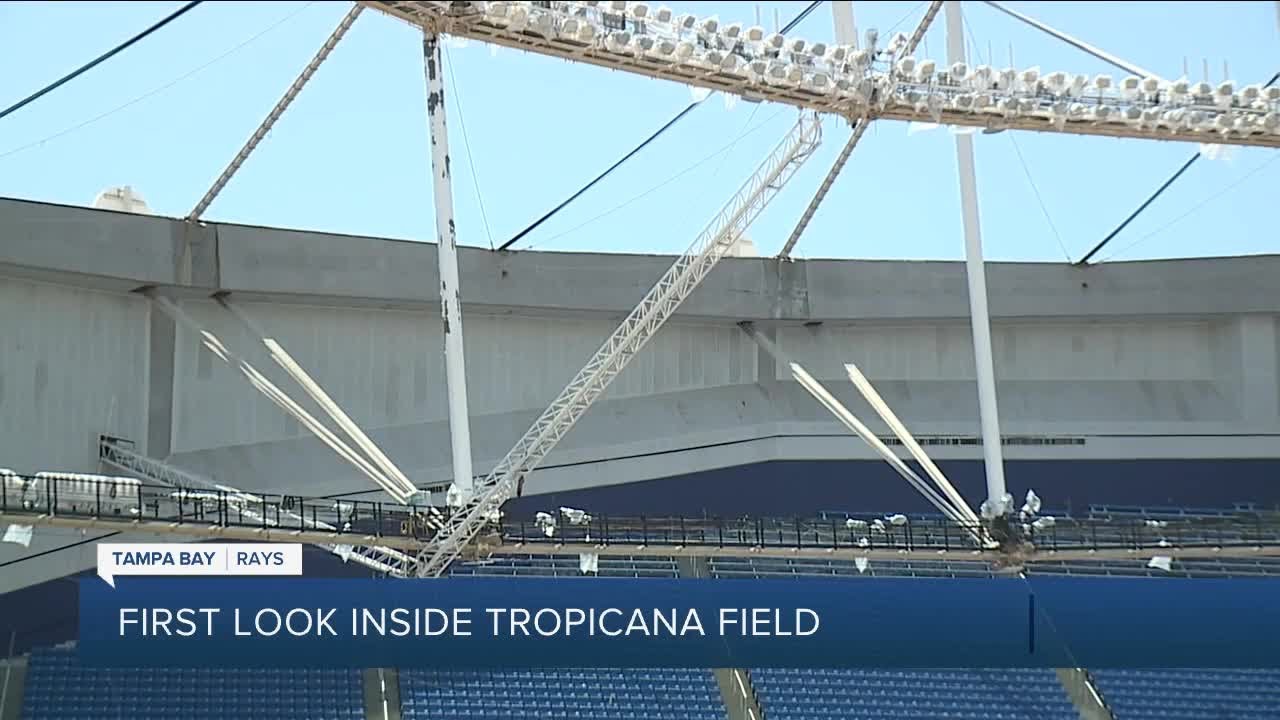 Experts reveal plan to repair roof of Tropicana Field