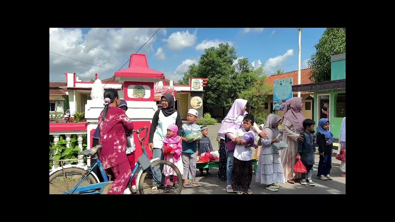 Indahnya berbagi dibulan ramadhan TK Pertiwi Kalisalak