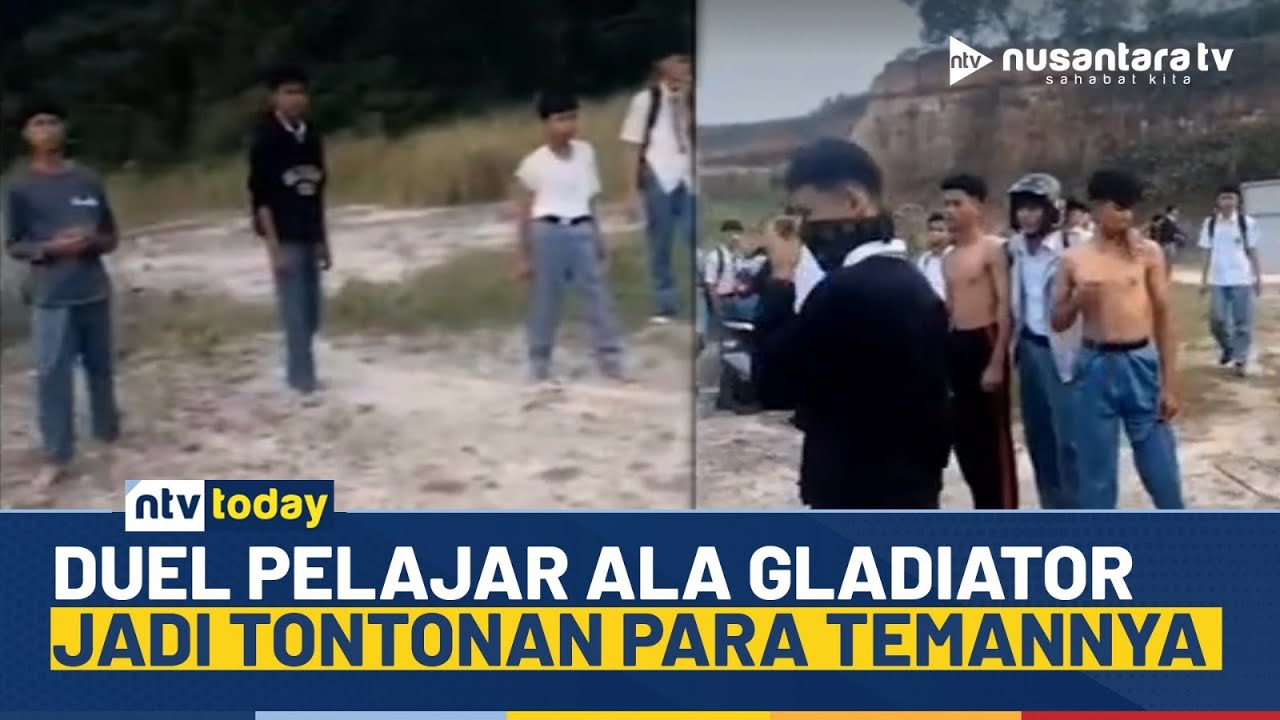 Viral! Duel Ala Gladiator Pelajar SMK di Banten, Malah Jadi Tontonan Temannya | NTV TODAY
