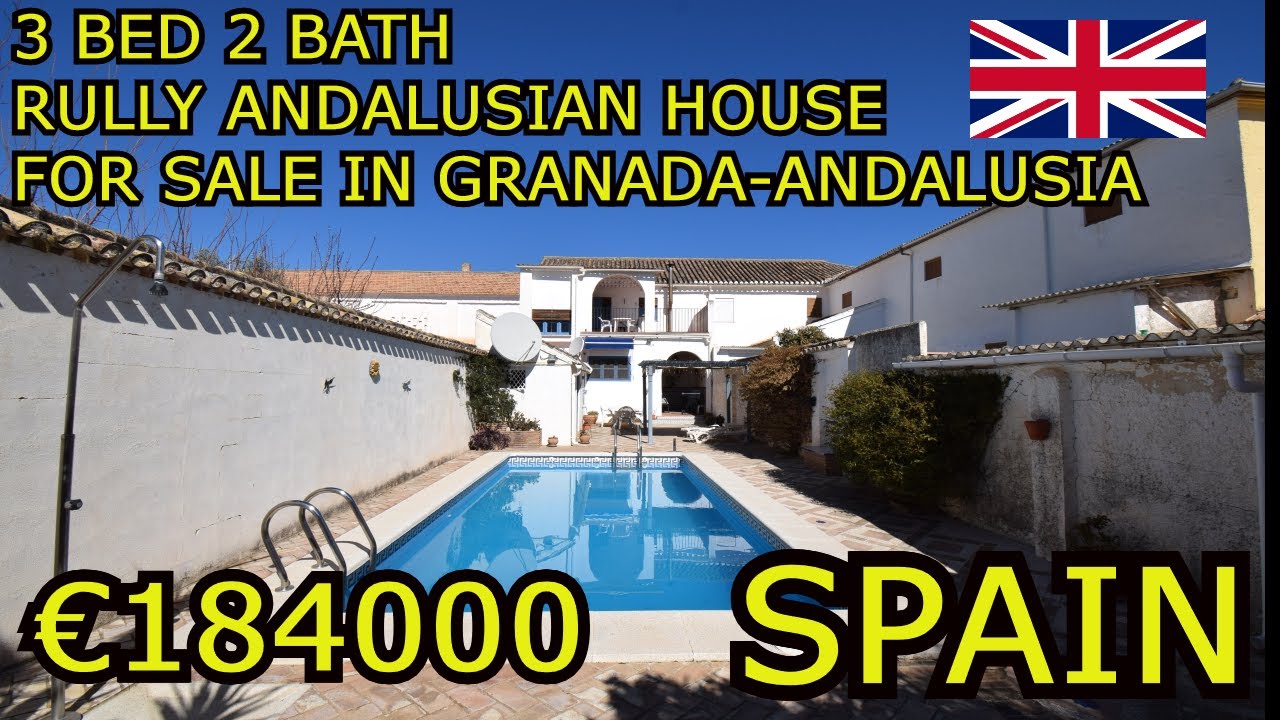 LOVELY ANDALUSIAN HOUSE FOR SALE IN GRANADA, ANDALUSIA, SPAIN