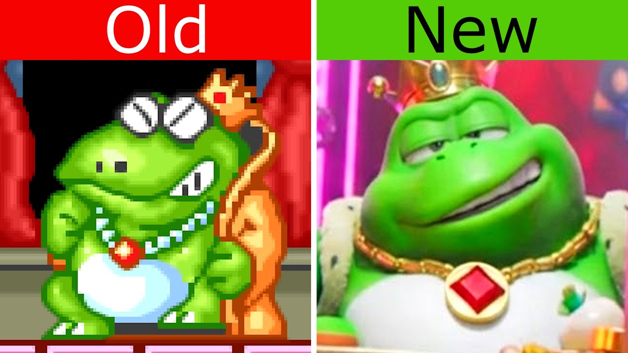 Evolution of King Wart in Super Mario (1987-2026)