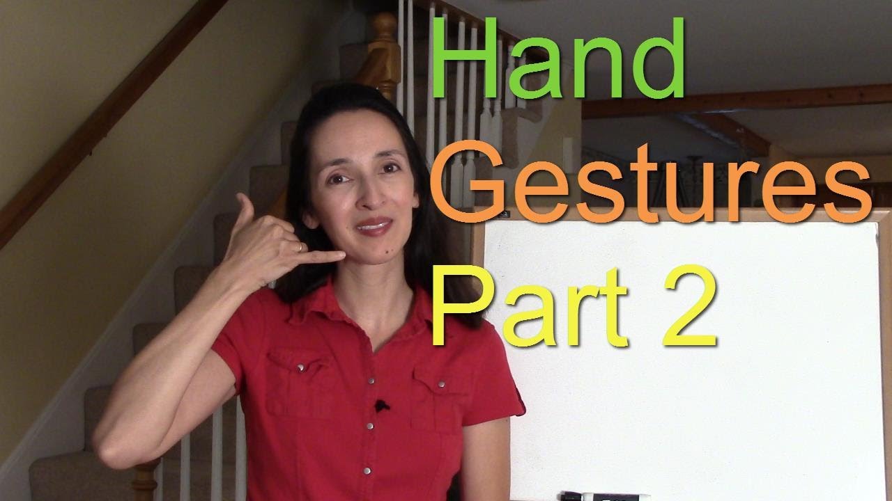 Hand Gestures (2/2) - American Culture & English Vocabulary