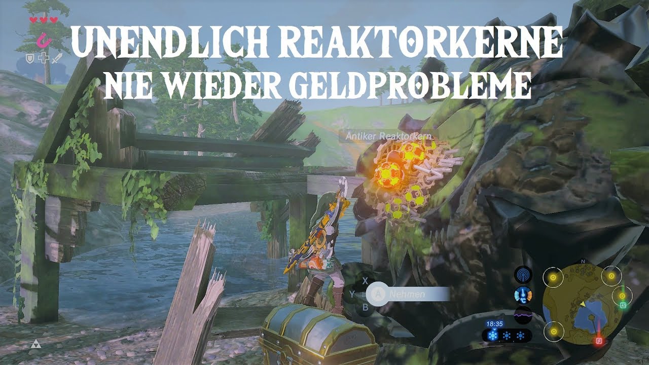 Zelda Breath of the Wild - Unendlich Reaktorkerne - Unendlich Geld - Glitch - BotW