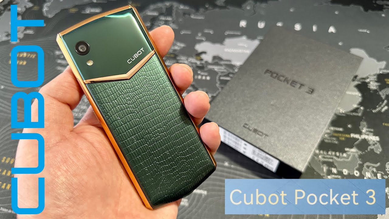 CUBOT Pocket 3 - Mini Luxury Smartphone ( Unboxing and Hands-On )