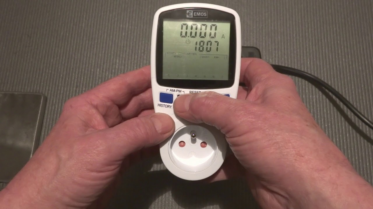 Wattmetr P5801, Power Consumption Metre