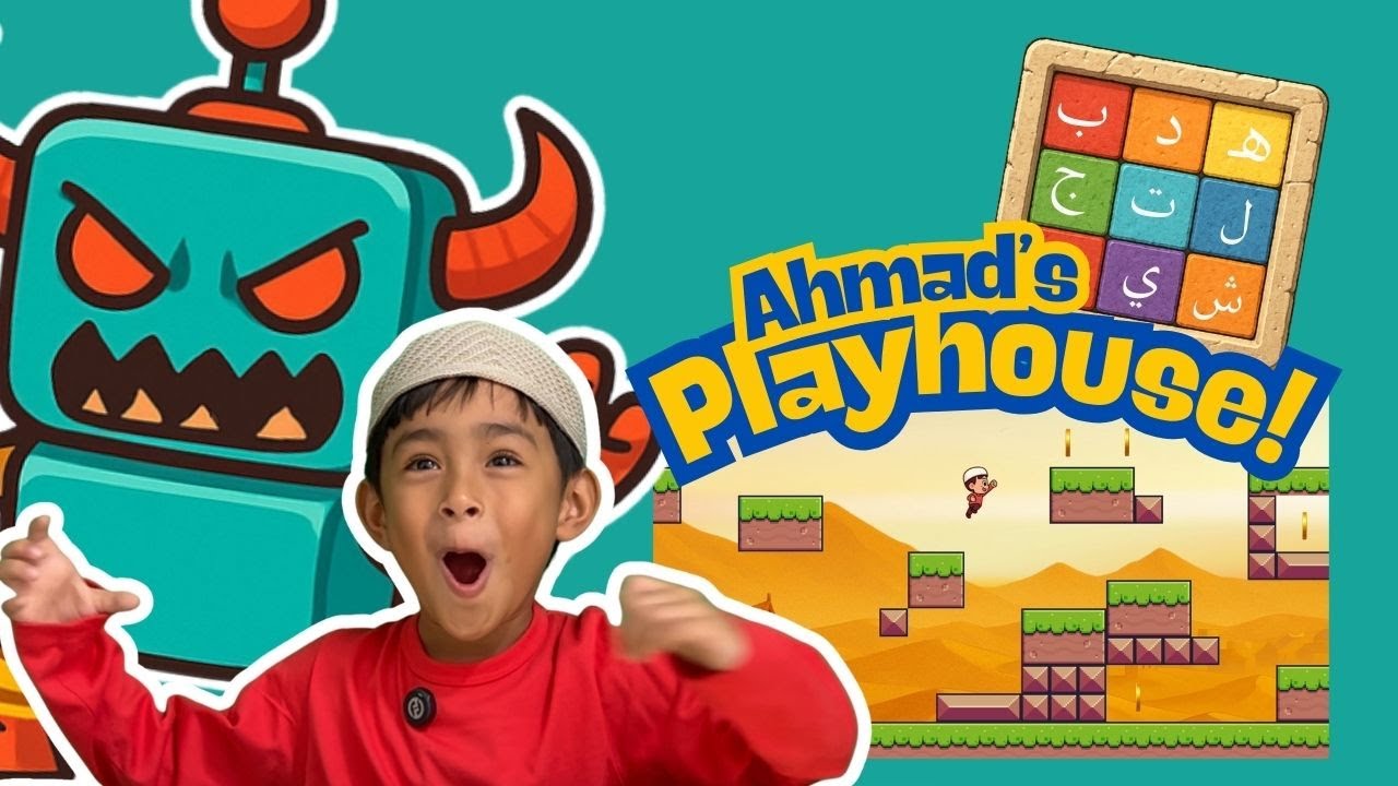 (Alif) ا | Arabic Letter | Mengenal Huruf Hijaiyah Sambil Bermain  – Ahmad’s Playhouse |  Alif Ba Ta