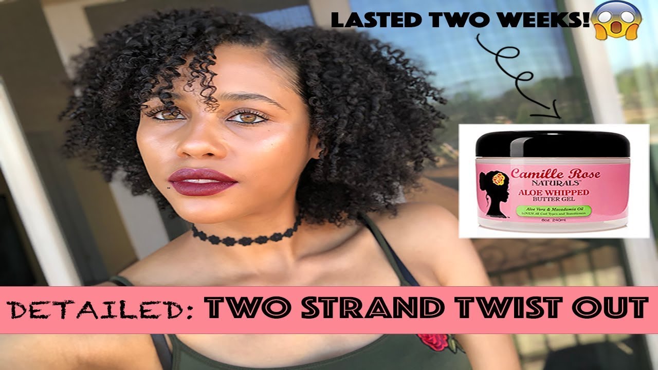 One Product Twist- Out | Camile Rose Naturals Aloe Whipped Butter Gel Review