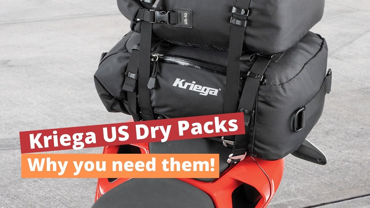 Kriega US Dry Pack motorcycle luggage system