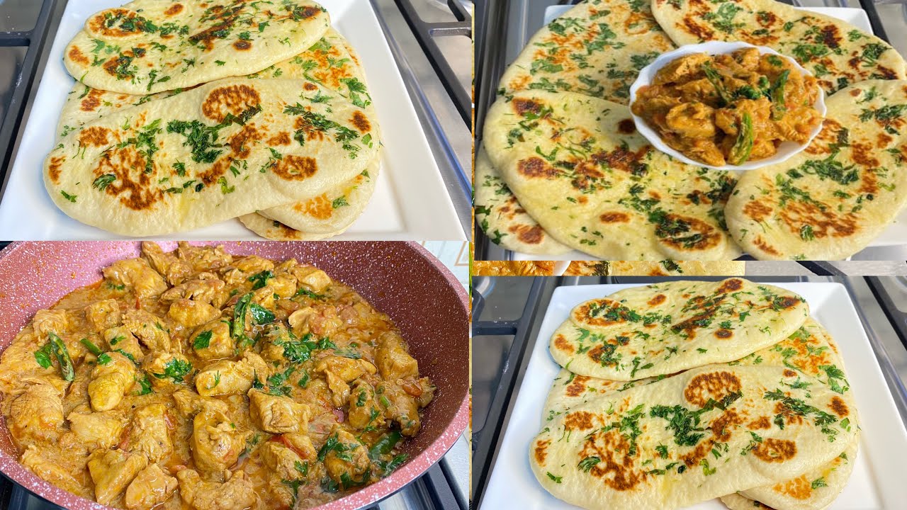 Naan Bread and Chicken Curry recipe😋 😍cawa casho fudud kafaideyso