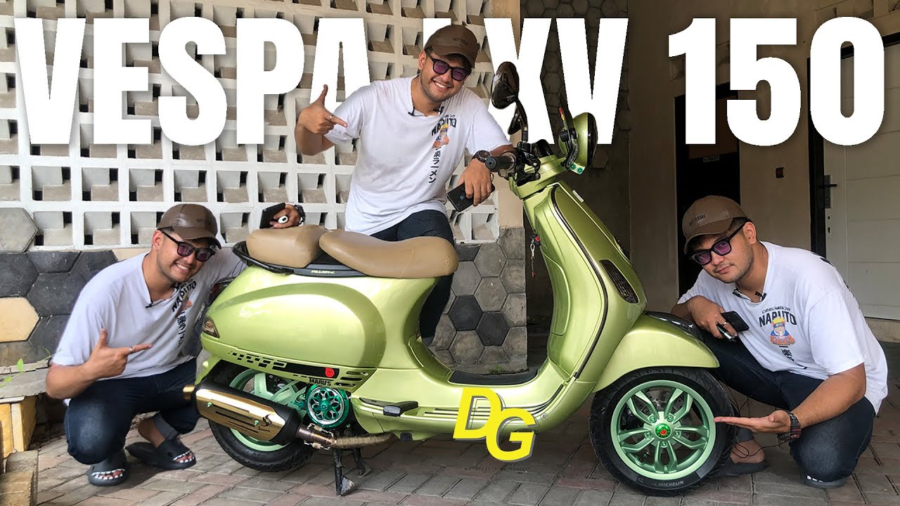 VESPA MATIC LANGKA FULL MODIF? REVIEW VESPA LXV 150