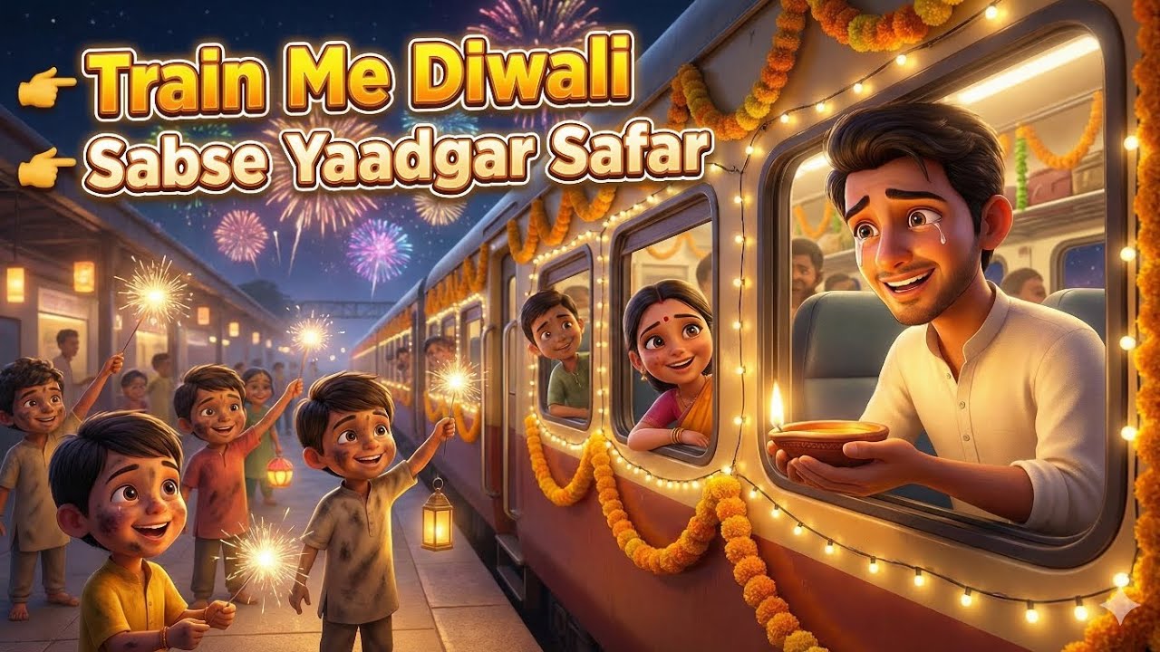 Train Me Diwali – Ek Safar Jo Dil Chhoo Gaya || 3d Animation Video 