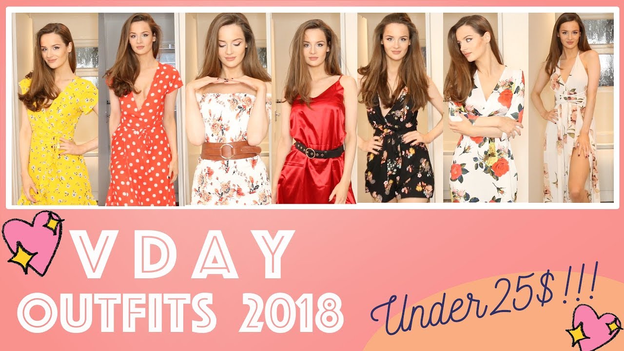 14 Valentines Day / Date Night outfit ideas 2018: Girl vs. Boy commenting!  | PEACHY