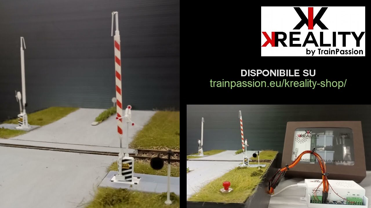 Passaggio a livello Kreality by TrainPassion, scala H0