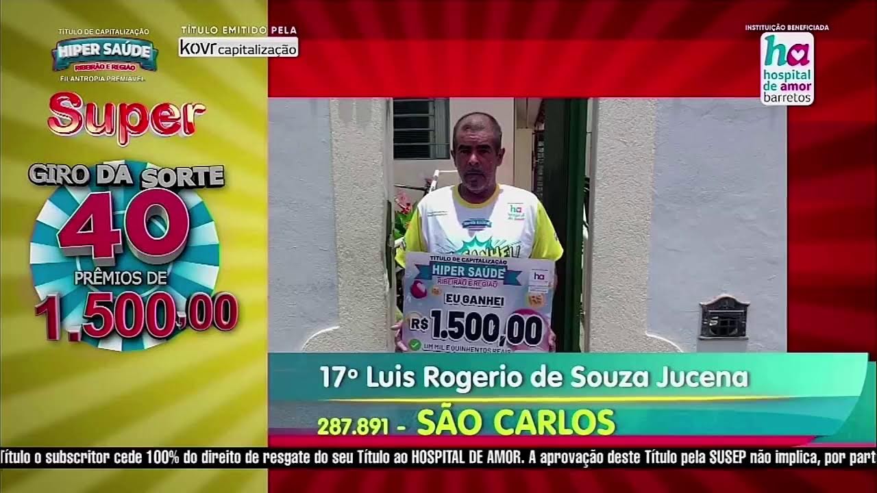 SORTEIO AO VIVO 🍀- 14/12/2025